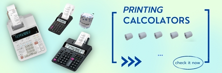 ดูประเภทเครื่องคิดเลขแบบพิมพ์กระดาษ / View printing calculator, paper printing calculators